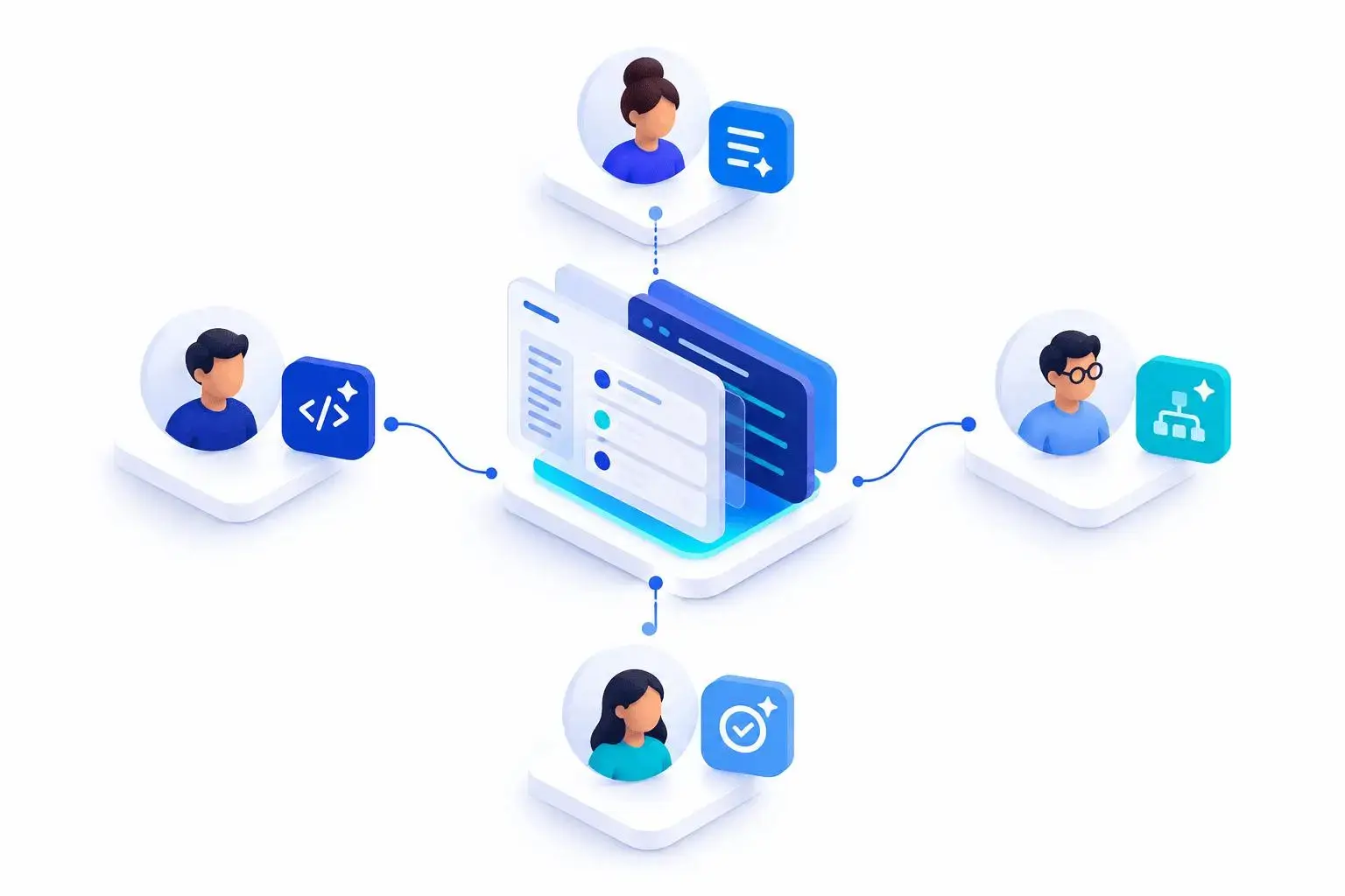 icore agentes ia equipos desarrollo software